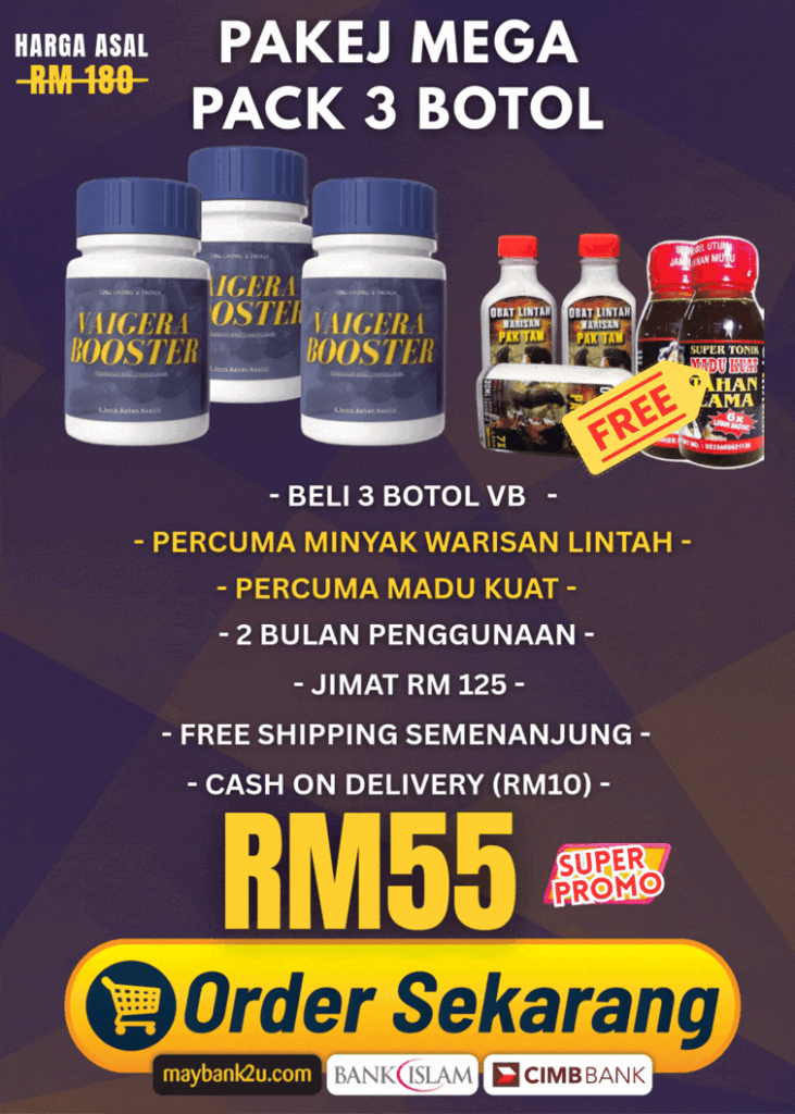 PAKEJ MEGA 3 BOTOL VB + FREEGIFT
